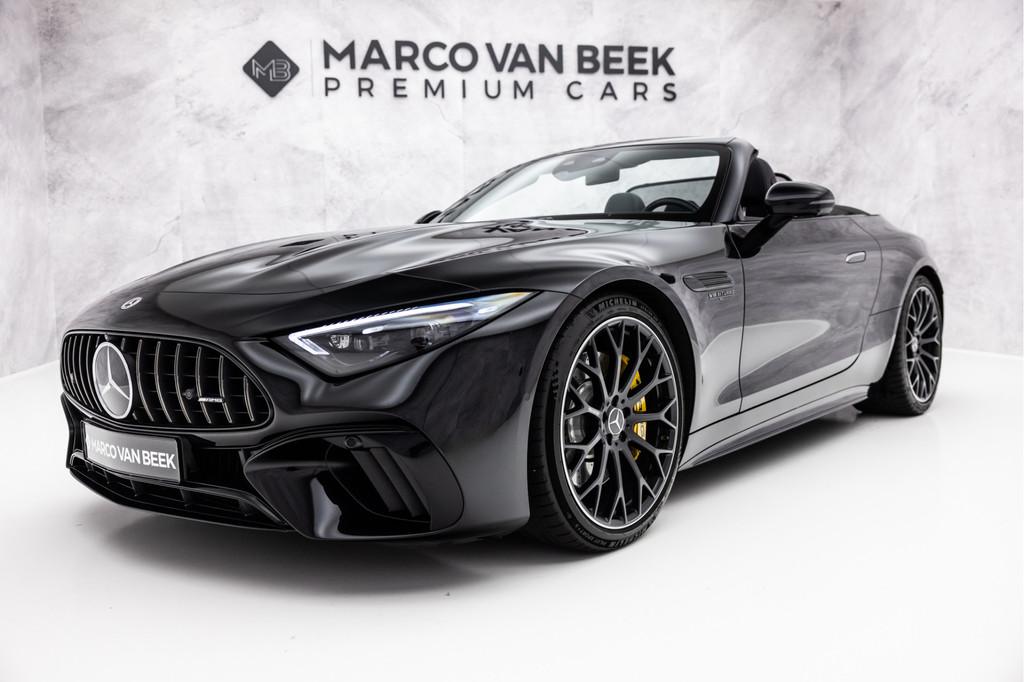 Mercedes-Benz SL-Klasse Roadster AMG 63 4MATIC+ | Massage |, Auto's, Automaat, 12 maanden, Gebruikt, Zwart