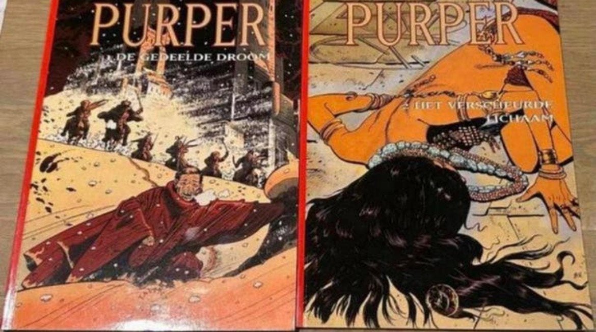 purper 1 en 2 (Talent Collectie 500), Meerdere stripboeken, Ophalen of Verzenden, Zo goed als nieuw