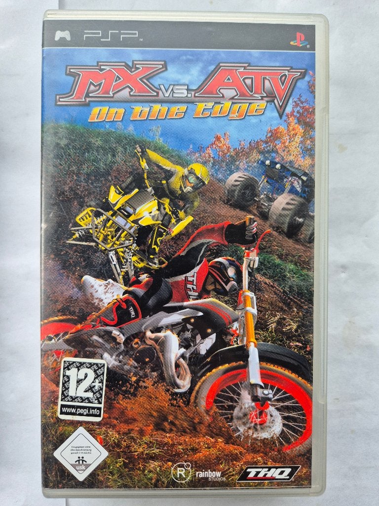 MX vs ATV on the edge, Spelcomputers en Games, Games | Sony PlayStation Portable, Gebruikt, 1 speler, Racen en Vliegen, Ophalen of Verzenden