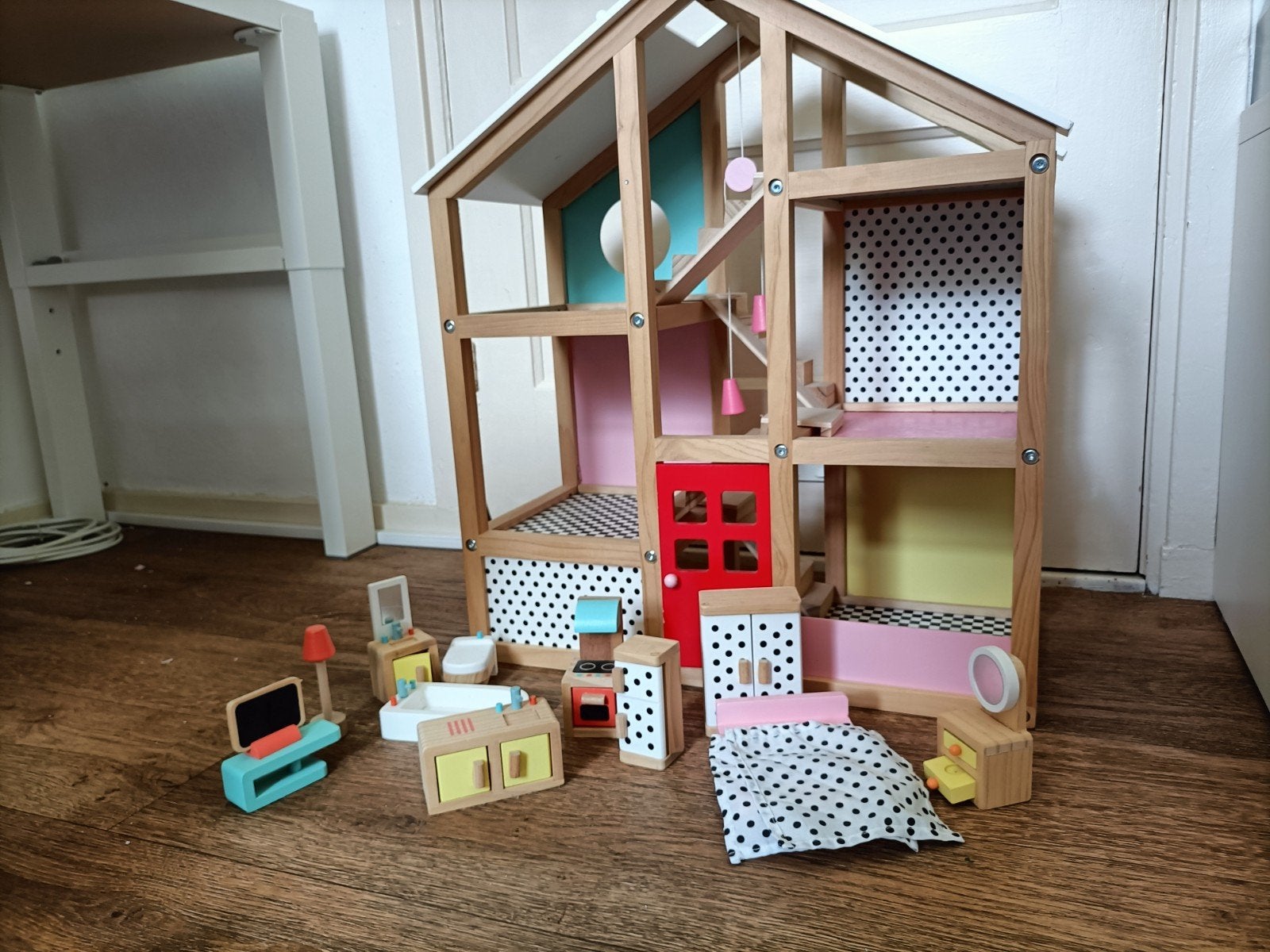Poppenhuis HEMA, Kinderen en Baby's, Speelgoed | Poppenhuizen, Ophalen, Zo goed als nieuw, Poppenhuis