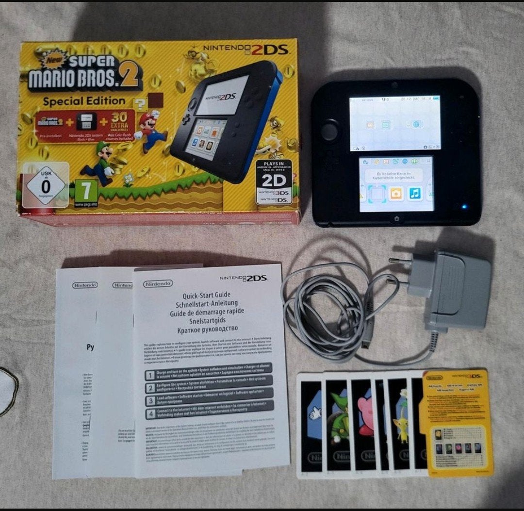 Nintendo 2DS New Super Mario Bros. 2 Special Edition – origi, Spelcomputers en Games, Spelcomputers | Nintendo 2DS en 3DS, Met games