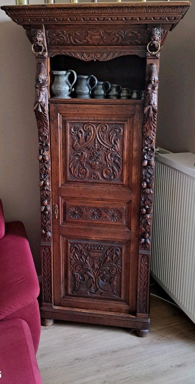 Antieke kast, Antiek en Kunst, Ophalen of Verzenden