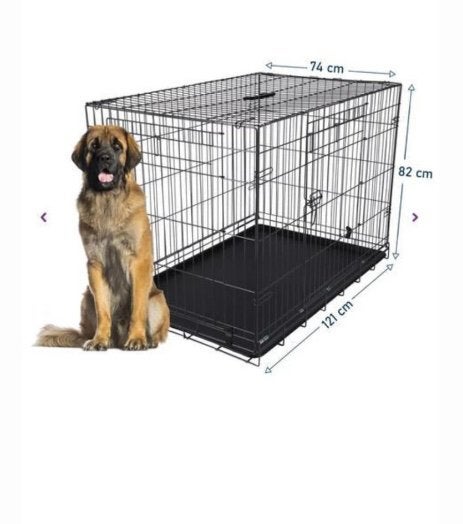 Honden draad bench, Ophalen, Zo goed als nieuw