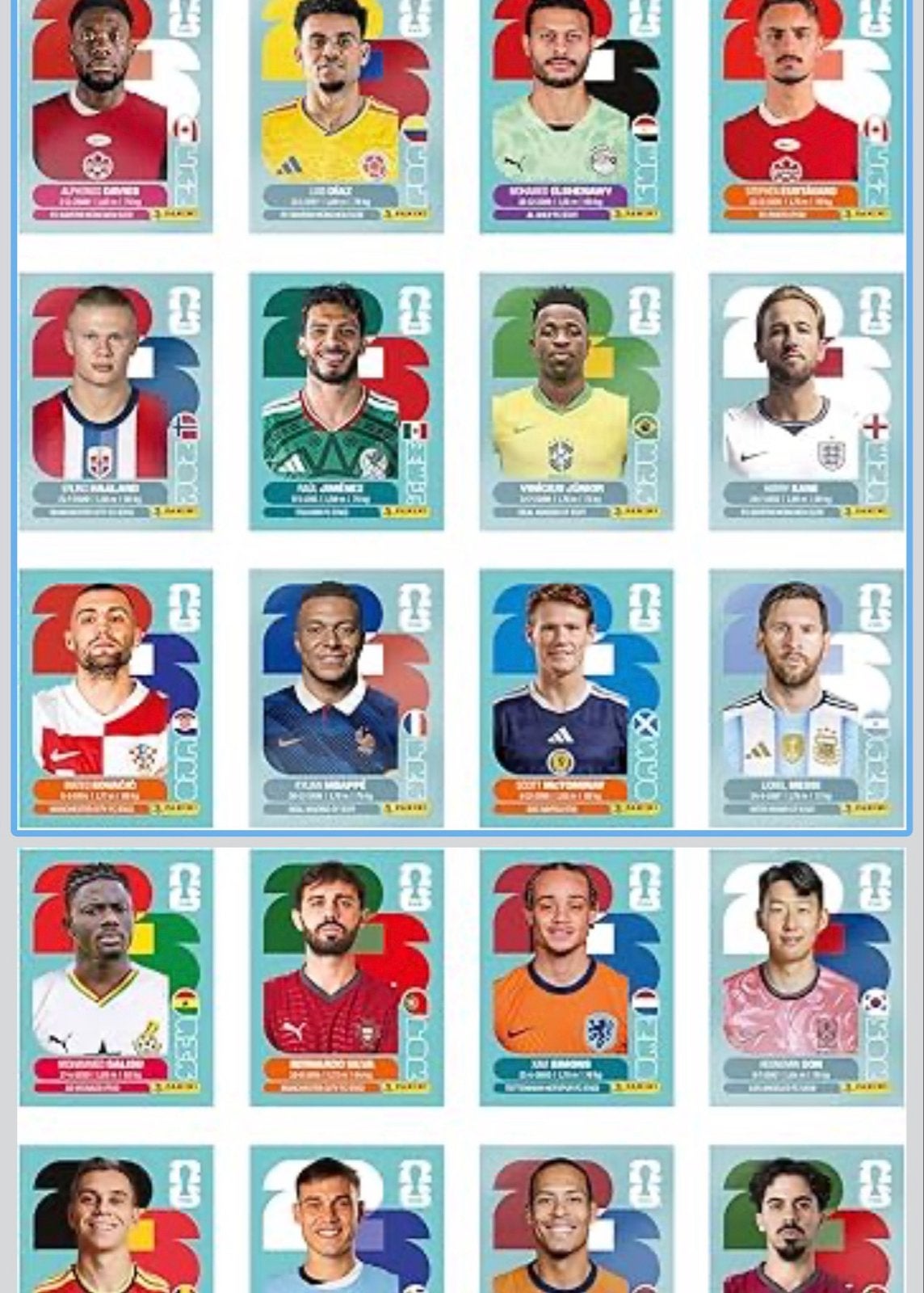 Panini WK 2026 Voetbalplaatjes World Cup Diverse Spelers, Ophalen, Nieuw, Overige sporten, Poster, Plaatje of Sticker