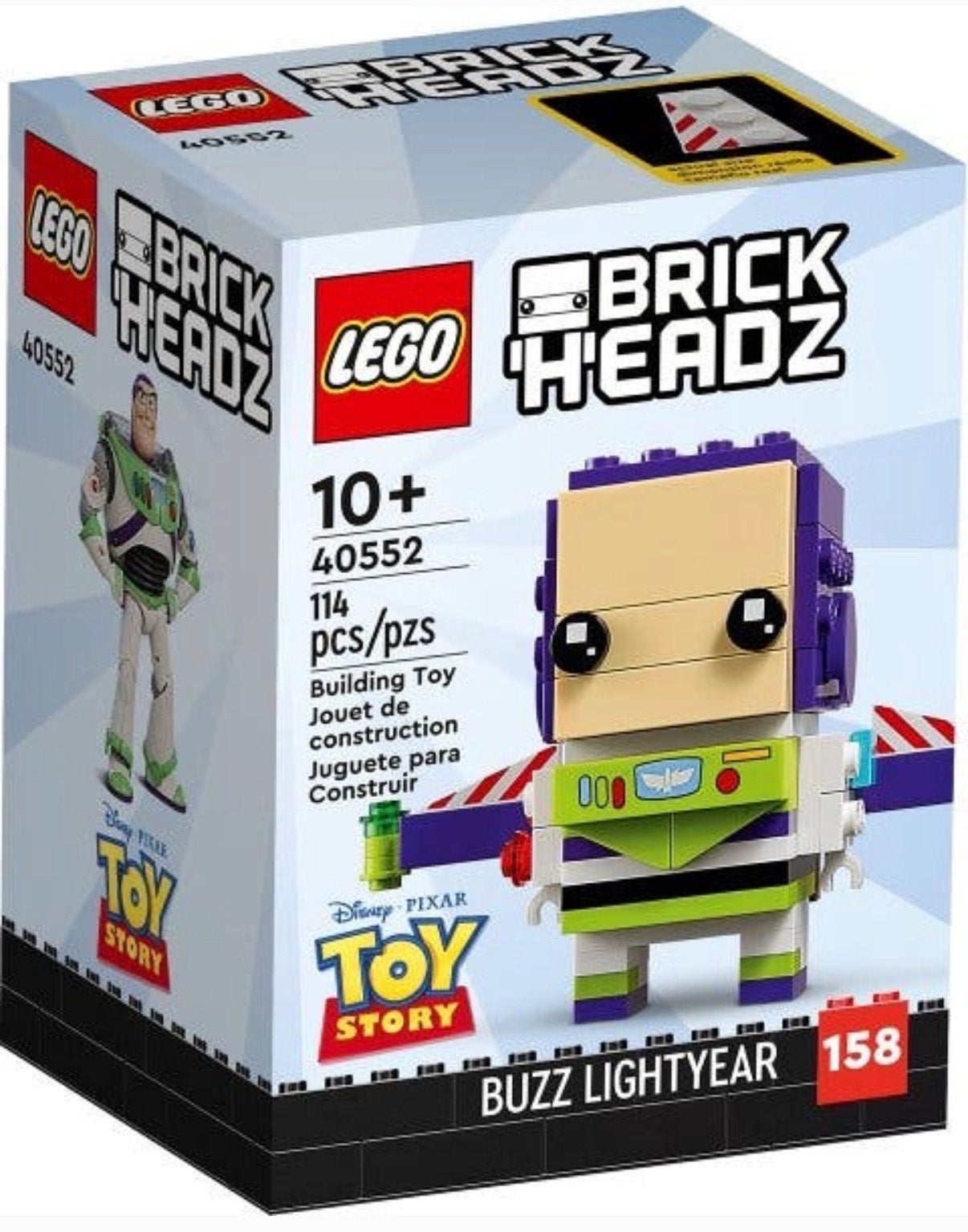LEGO BrickHeadz 40552 Buzz Lightyear - Nieuw & Sealed, Lego, Nieuw, Ophalen of Verzenden, Disney