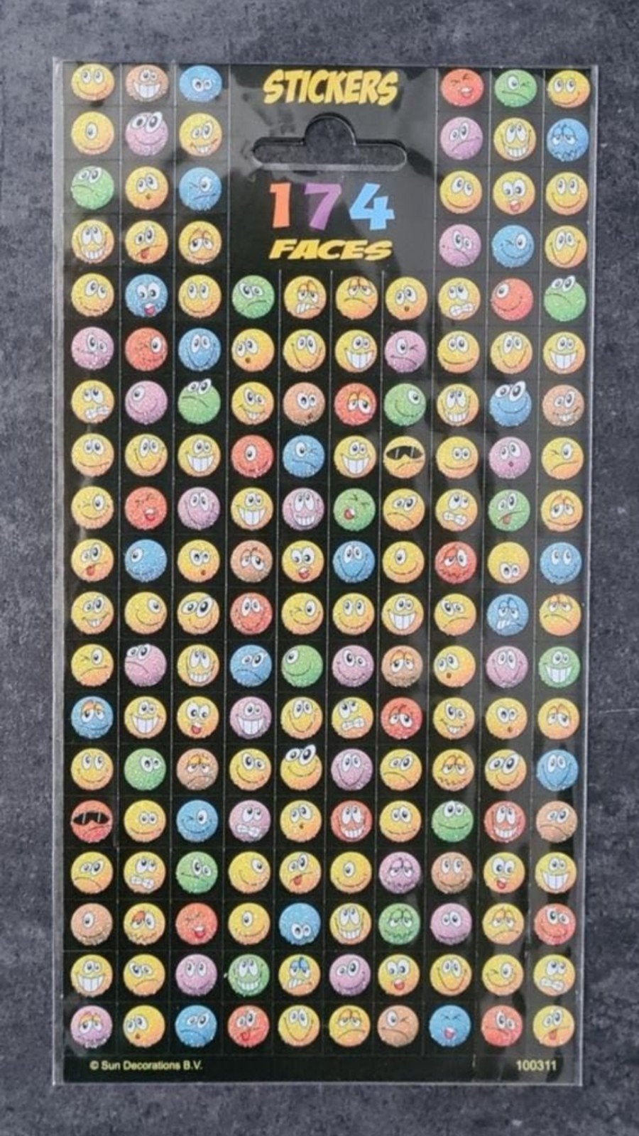 Stickervel Smileys, Ophalen of Verzenden, Nieuw, Meerdere stickers