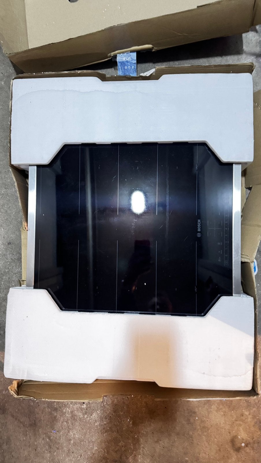 Smeg SIM3864MB inductie kookplaat 80cm defect/onderdelen, Ophalen of Verzenden, Zo goed als nieuw, Inbouw, Inductie