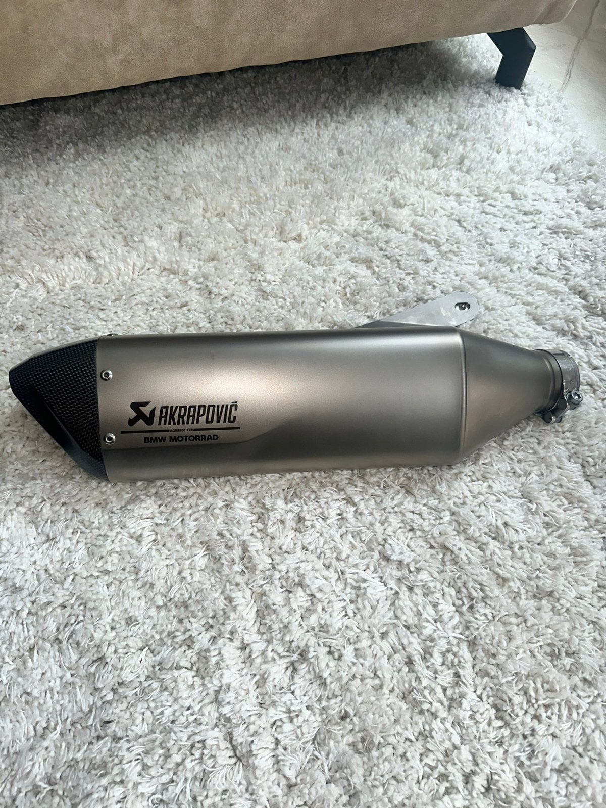 Akrapovic demper bmw s1000rr k66 k67, Motoren, Onderdelen | BMW, Ophalen of Verzenden, Gebruikt