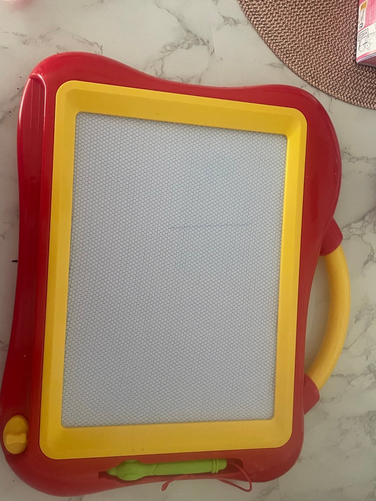 Tekenbord voor kinderen - Rood/Geel, Ophalen, Gebruikt, Knutselen