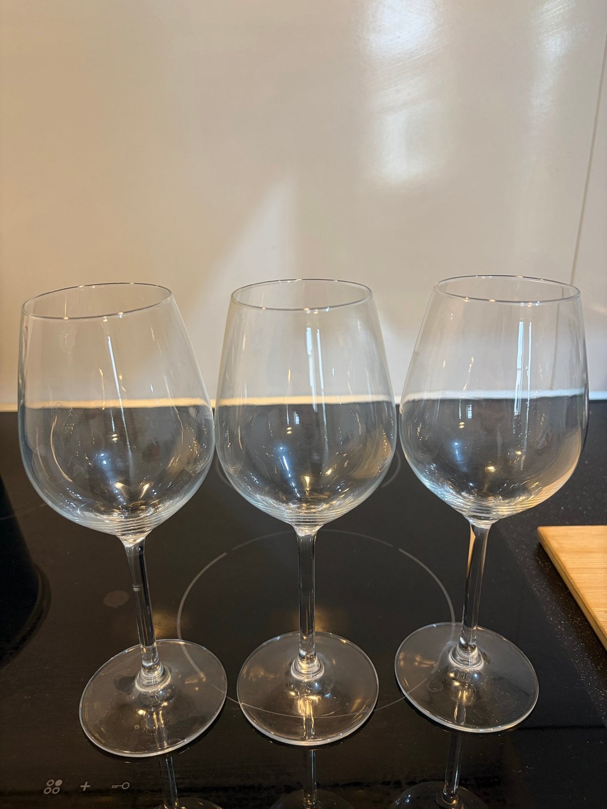 3 Action wijnglazen - zo goed als nieuw, Ophalen, Zo goed als nieuw, Overige merken, Glas