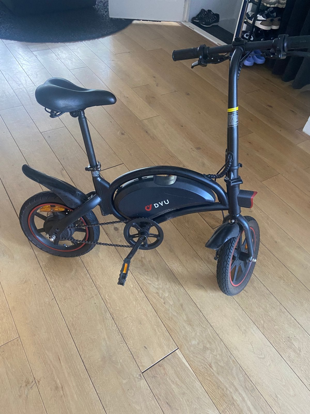 Dyu d3f electrische fiets, Ophalen, Zo goed als nieuw, Minder dan 14 inch