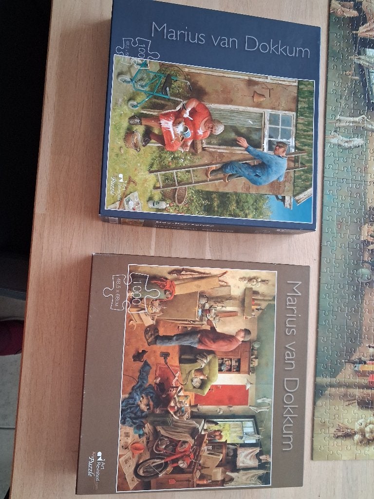 Legpuzzels Marius van Dokkum, Hobby en Vrije tijd, Denksport en Puzzels, Ophalen of Verzenden, 500 t/m 1500 stukjes, Zo goed als nieuw