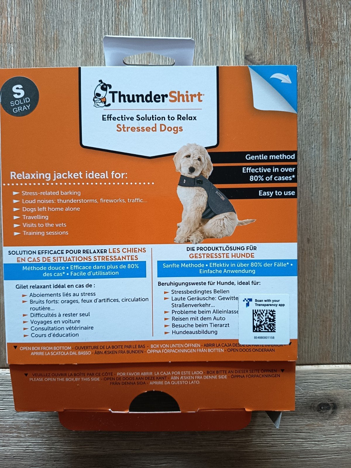 Thunder shirt hond maat S, Dieren en Toebehoren, Overige merken, Ophalen of Verzenden, Zo goed als nieuw, Overige typen
