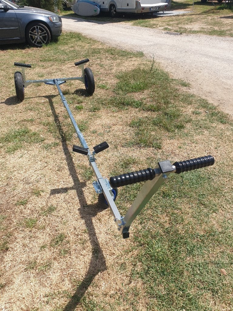 opvouwbare handtrailer tot 3.80m, Verzenden, Gebruikt, Overige typen