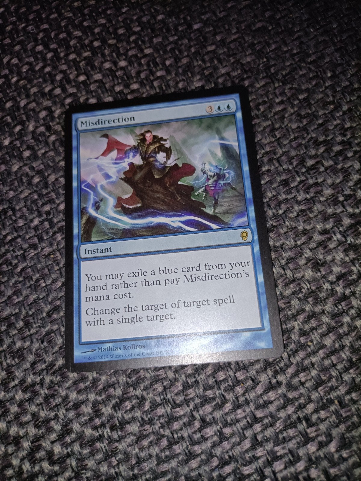 Misdirection MTG, Ophalen of Verzenden, Zo goed als nieuw, Losse kaart