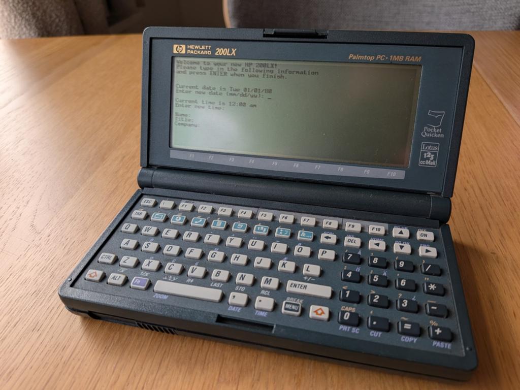 HP 200LX palmtop PC, Ophalen of Verzenden, HP Hewlett-Packard