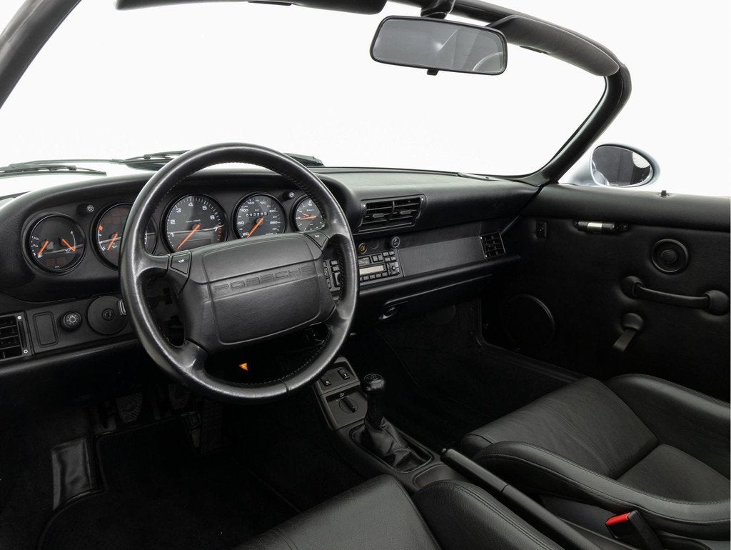 Porsche 911 964 Speedster, Auto's, Zwart, Bedrijf, 3600 cc, 2 stoelen