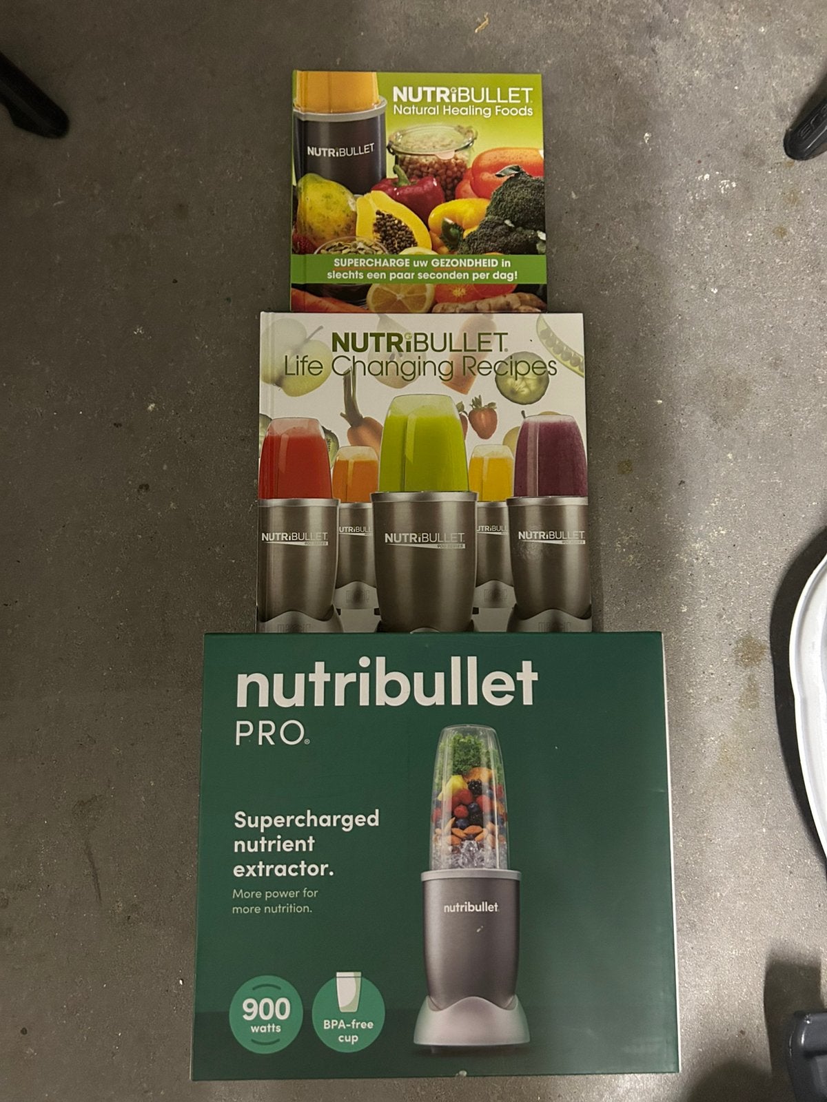 Nutribullet Pro 900 met 2 boeken, Ophalen of Verzenden, Nieuw