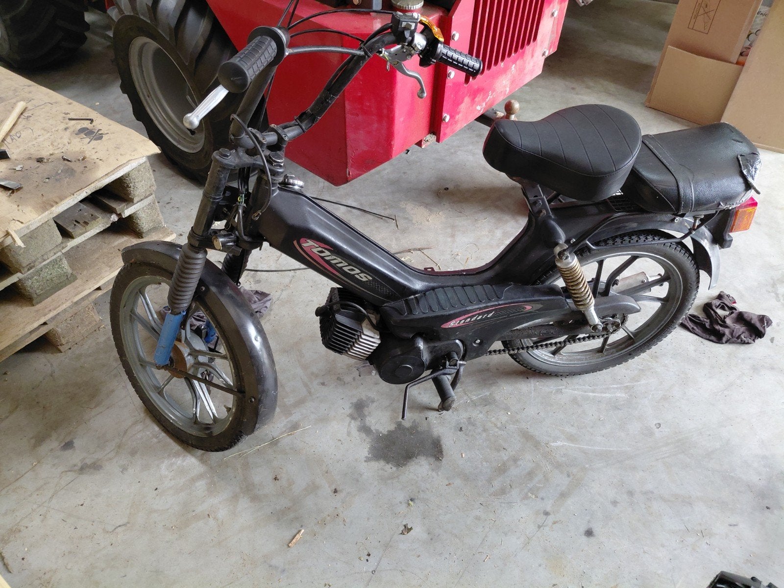 Tomos Opknapper met Kenteken - Ruilen Mogelijk, Fietsen en Brommers, Ophalen, Gebruikt, Maximaal 45 km/u, 2 versnellingen