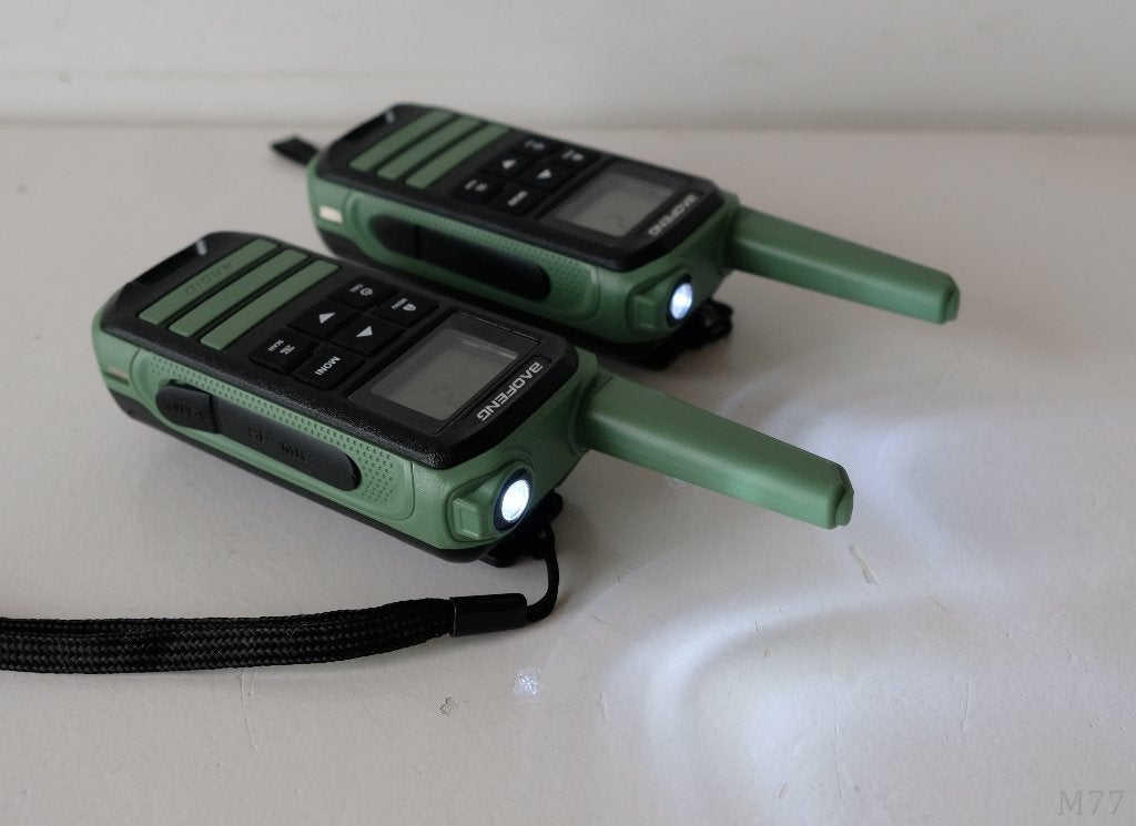 2x Boafeng FR-22A Portofoon, Ophalen of Verzenden, Zo goed als nieuw, Portofoon of Walkie-talkie, Handsfree-functie