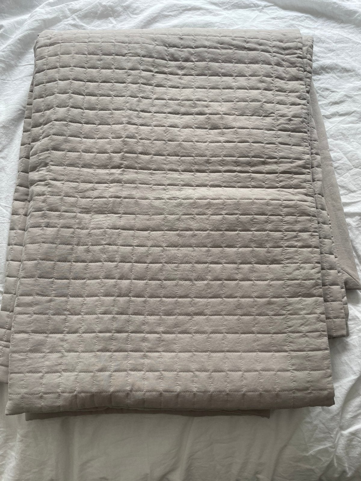 Sprei dekbed of plaid H&M Home, Ophalen of Verzenden, Deken of Dekbed, Grijs, Nieuw