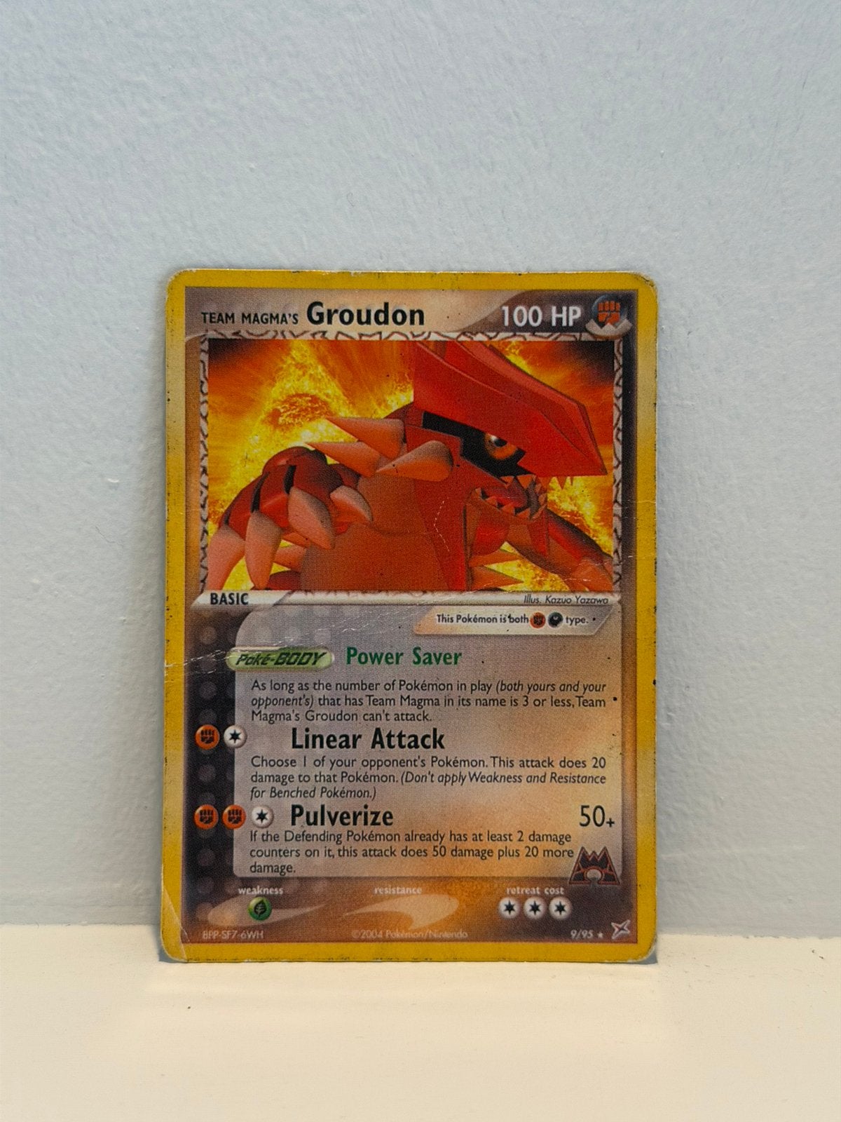 Team Magma’s Groudon - 9/95 - Pokemon kaart, Verzenden, Zo goed als nieuw