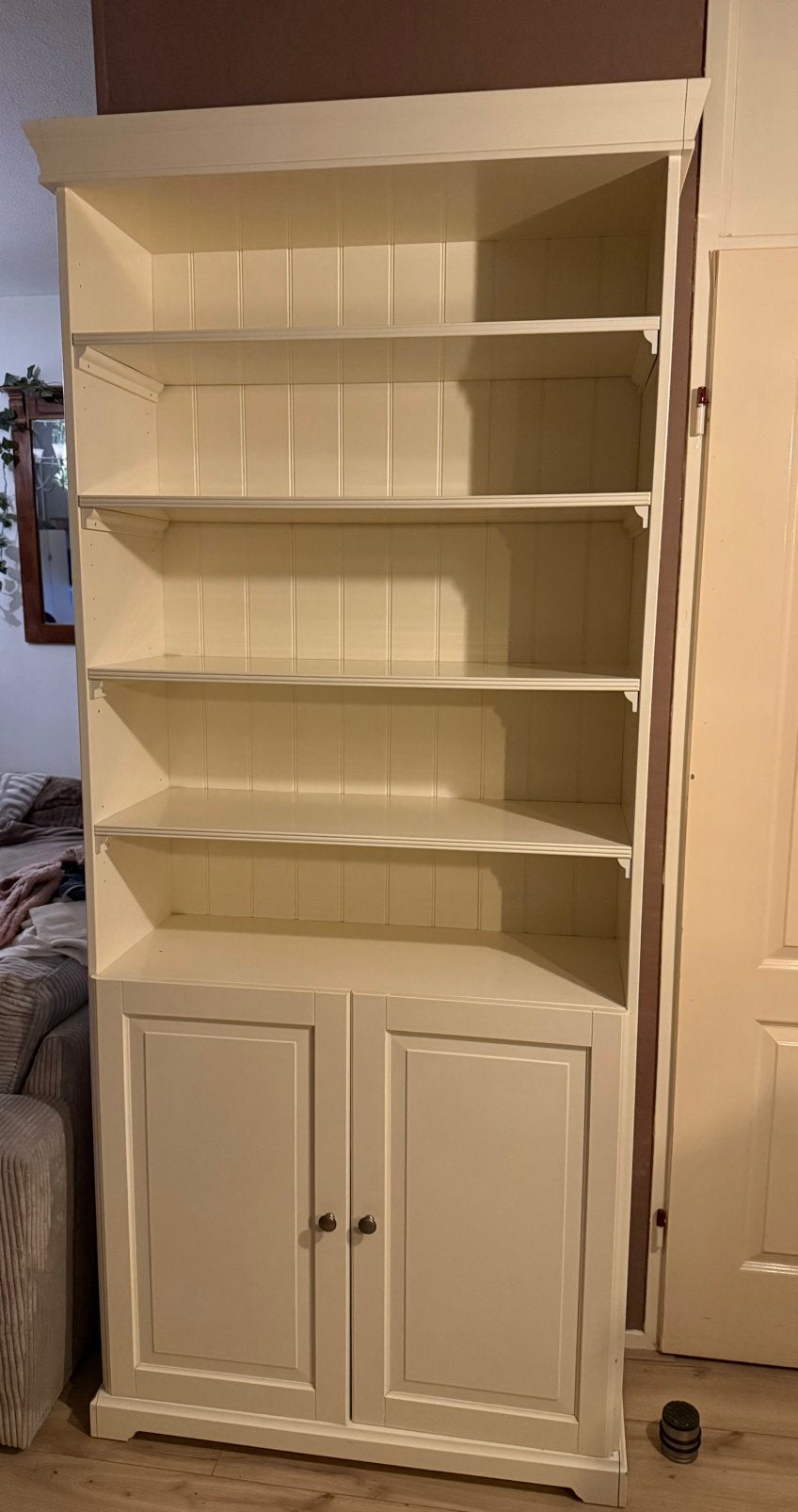 Liatorp boekenkast met deurtjes, Ophalen, Gebruikt, 200 cm of meer, 50 tot 100 cm