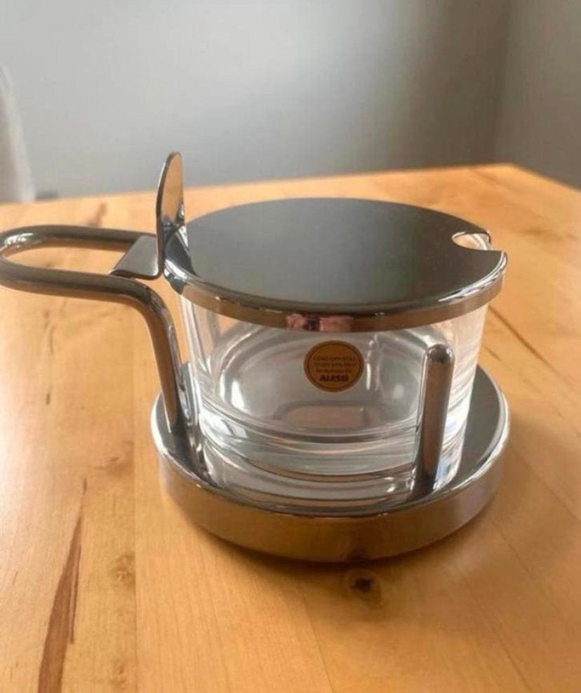 Kaaspot Parmezanse kaas Alessi ZGAN, Huis en Inrichting, Ophalen of Verzenden, Zo goed als nieuw