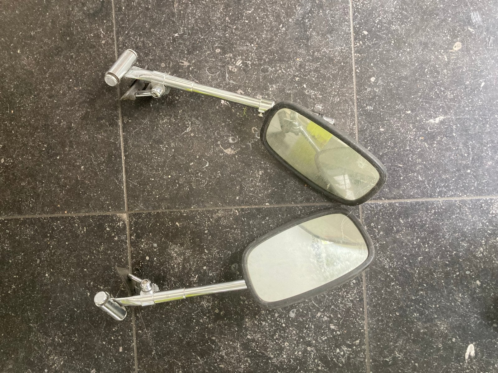 Originele caravanspiegels voor Volvo 240, Caravans en Kamperen, Ophalen, Gebruikt