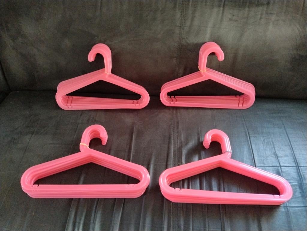70x Roze IKEA BAGIS Kinder Kleerhangers - Plastic, Ophalen of Verzenden, Gebruikt