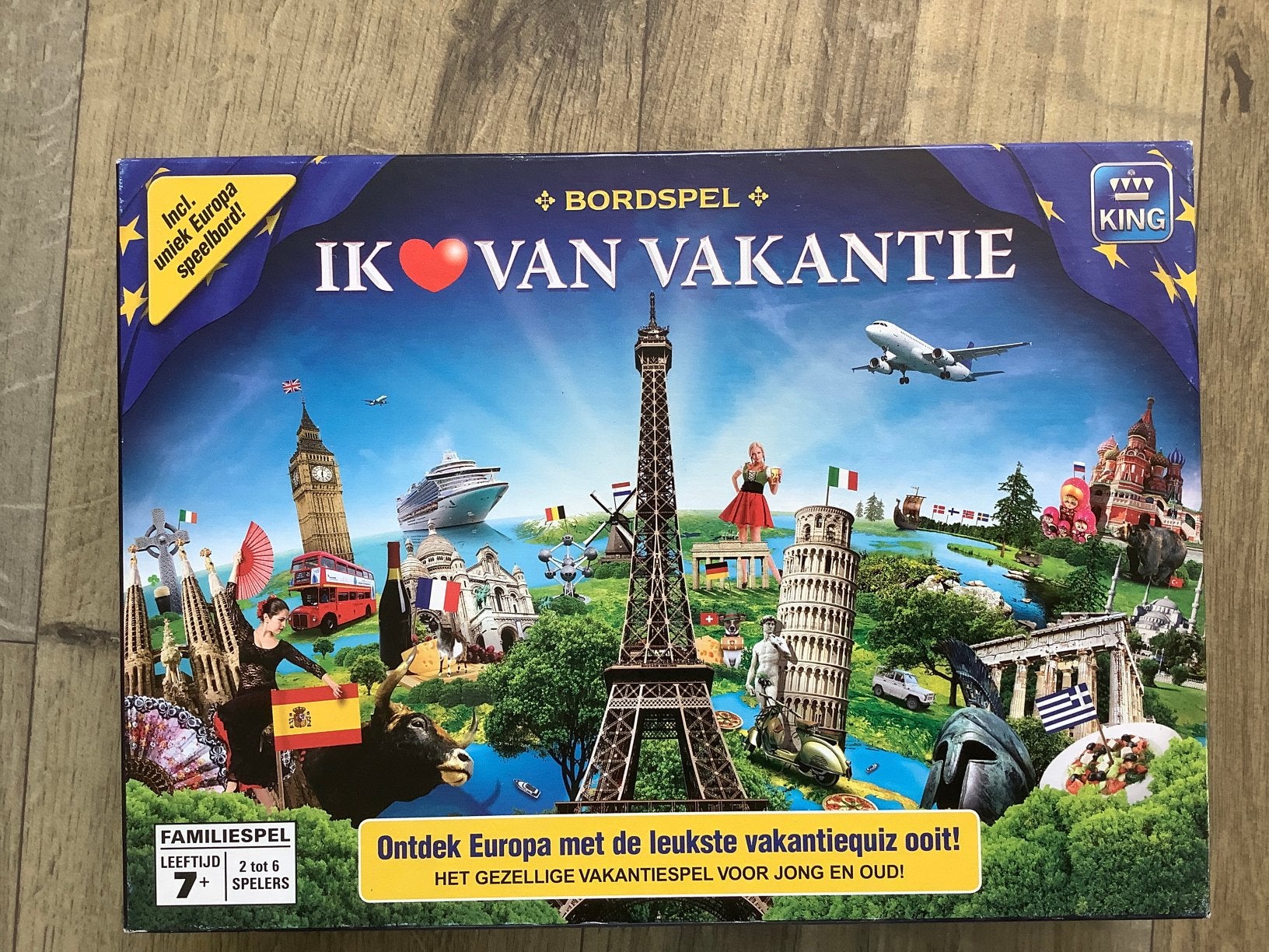 Bordspel Ik Hou Van Vakantie, Hobby en Vrije tijd, Een of twee spelers, Ophalen of Verzenden, Zo goed als nieuw