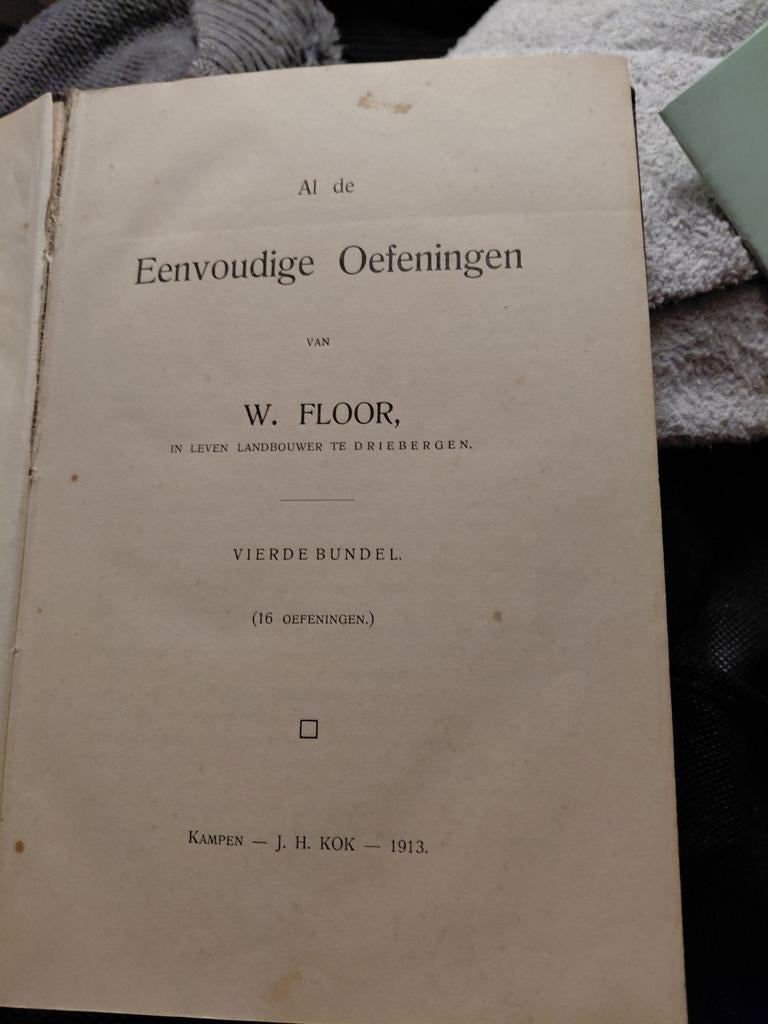 Al de Eenvoudige Oefeningen - W. Floor (1913), Ophalen of Verzenden, Gelezen, W. Floor