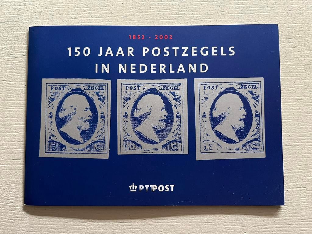 150 jaar postzegels in Nederland met 3 zegels, Postzegels en Munten, Postzegels | Nederland, Ophalen of Verzenden