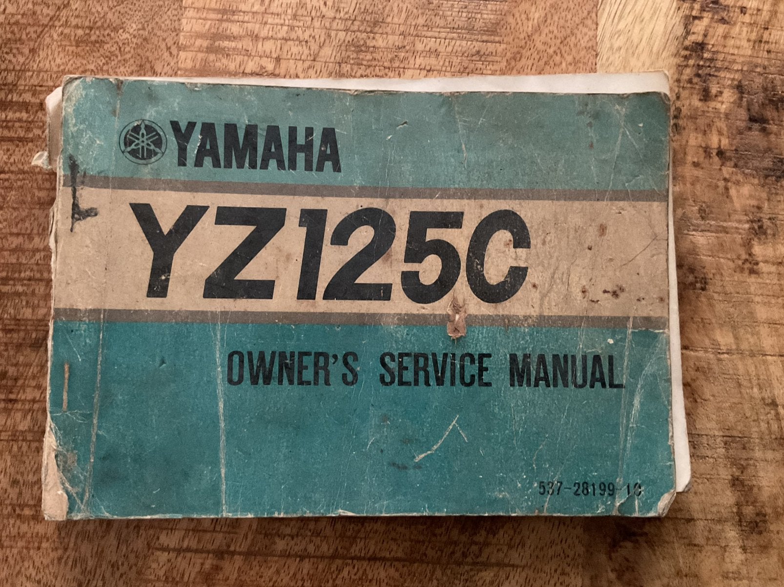 Werk boek jamaha 125 cc bj 1975, Ophalen of Verzenden, Gebruikt, Blok, Overige merken