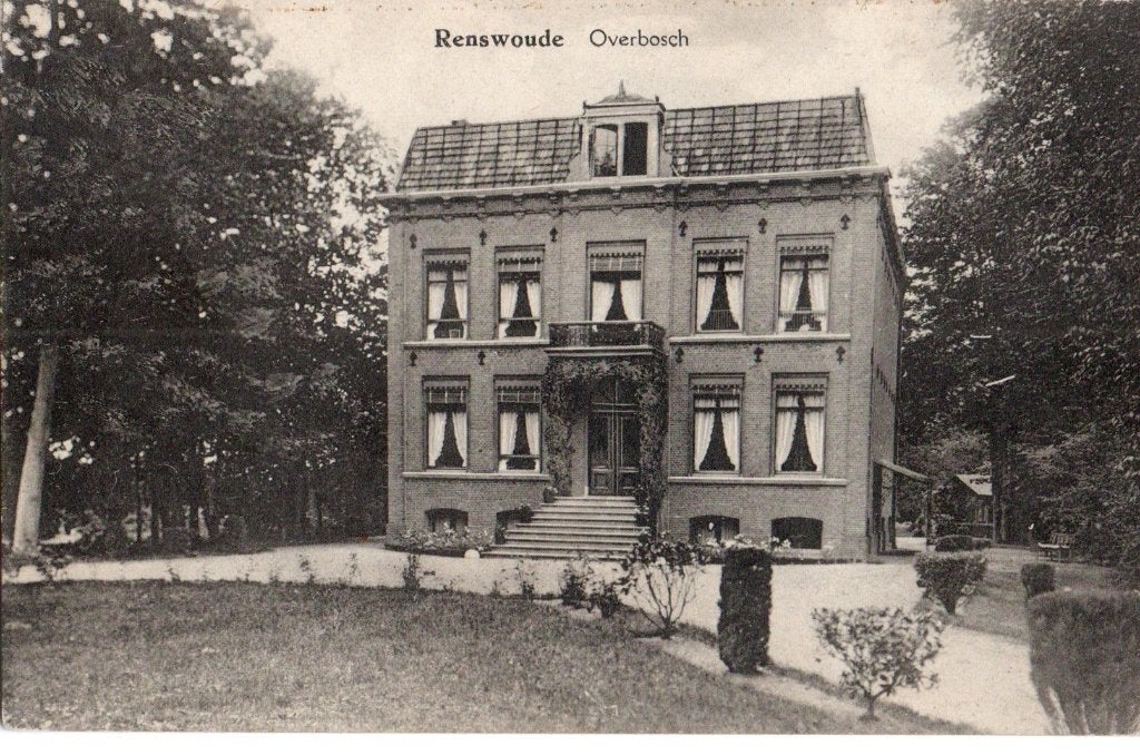 Renswoude, Villa Overbosch. 6866, Verzenden, 1920 tot 1940, Ongelopen, Utrecht