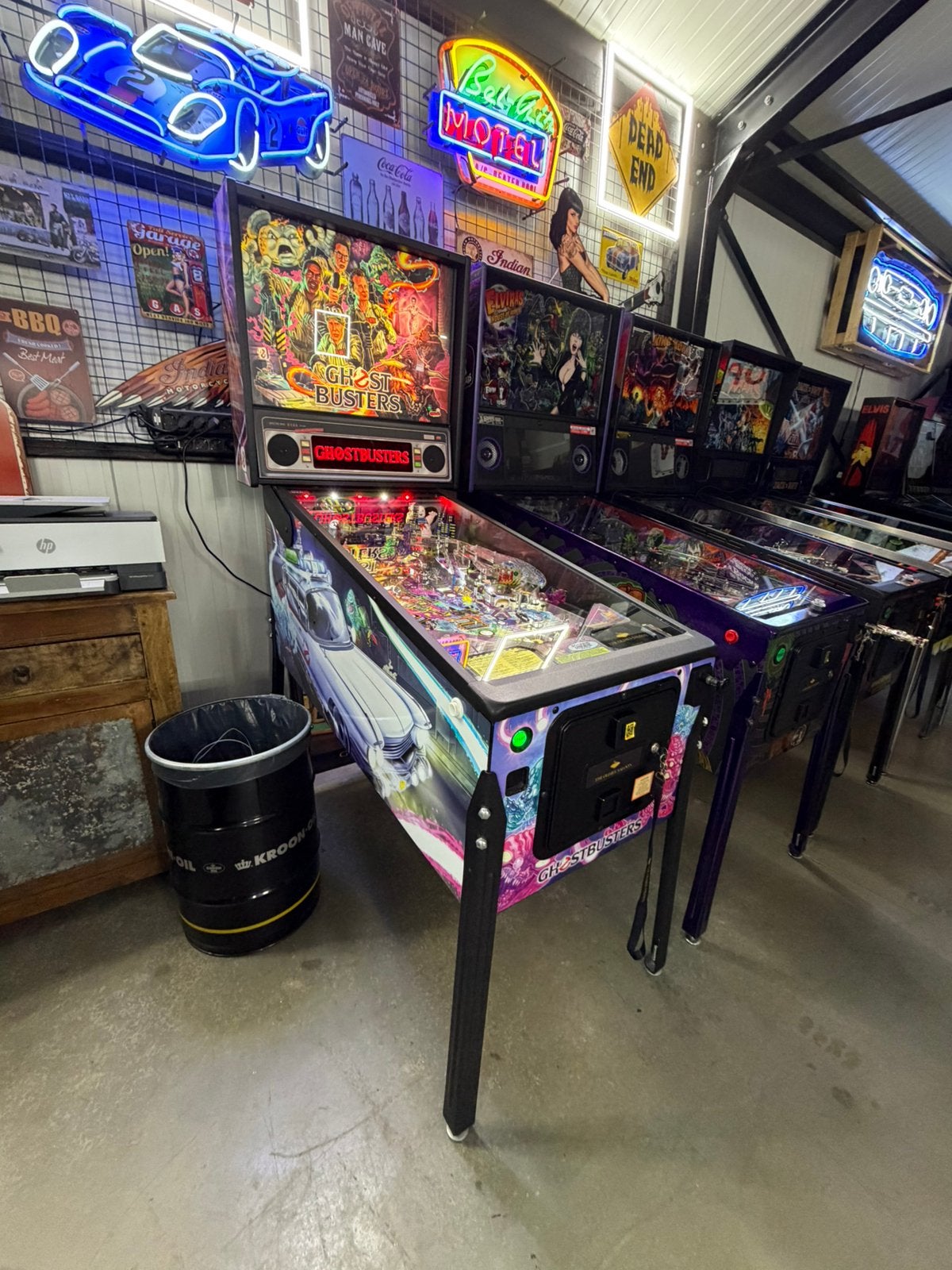 Prachtige flipperkast Stern Ghostbusters Pinball, Verzamelen, Ophalen, Stern, Zo goed als nieuw, Dot-matrix