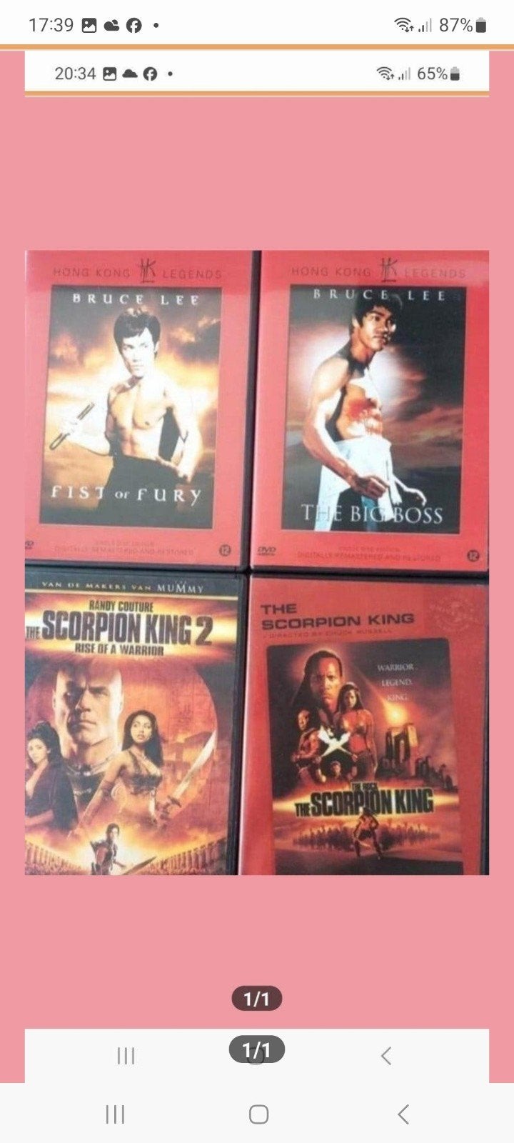 DVD FIMS 4.STUKS VOOR 5 URO TOP OPHALEN, Alle leeftijden, Ophalen, Zo goed als nieuw