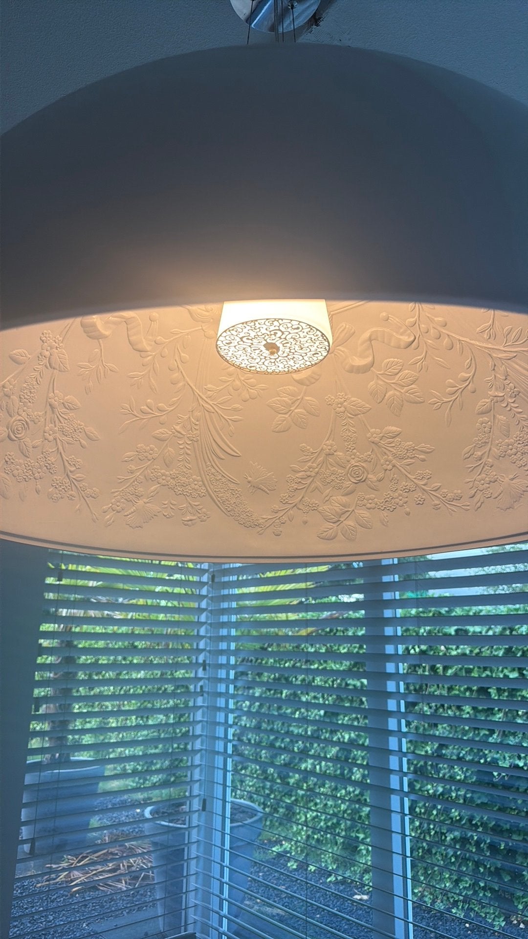 Grote witte hanglamp lijkt op het merk moooi, Gebruikt, Moooi, Metaal, E27 (groot)