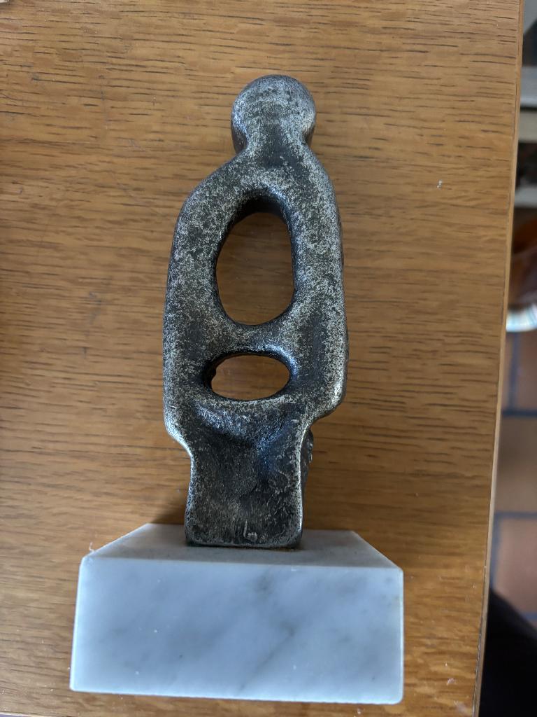 beeld Willy Ceysens, Zilver, Minder dan 20 cm, Brutalistisch, Ophalen of Verzenden