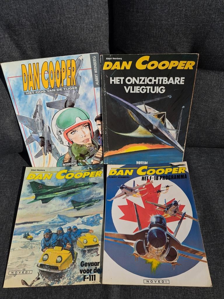Dan Cooper stripboeken - 4 stuks, Boeken, Ophalen of Verzenden