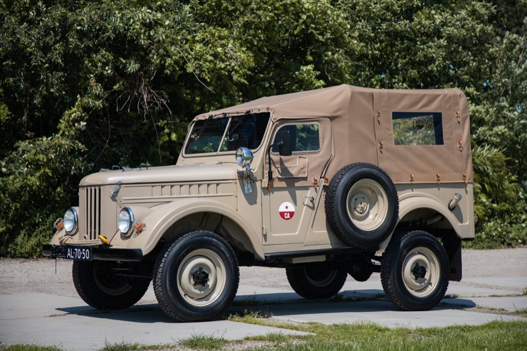 GAZ 1958 Bruin, Auto's, 65 pk, Beige, 4 cilinders, Bruin