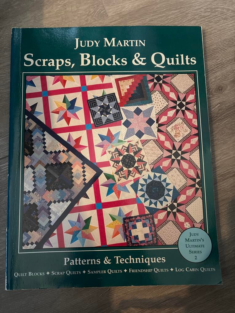 Judy Martin's Scraps, Blocks & Quilts - Patronen & Technieke, Boeken, Ophalen of Verzenden, Gelezen, Borduren en Naaien