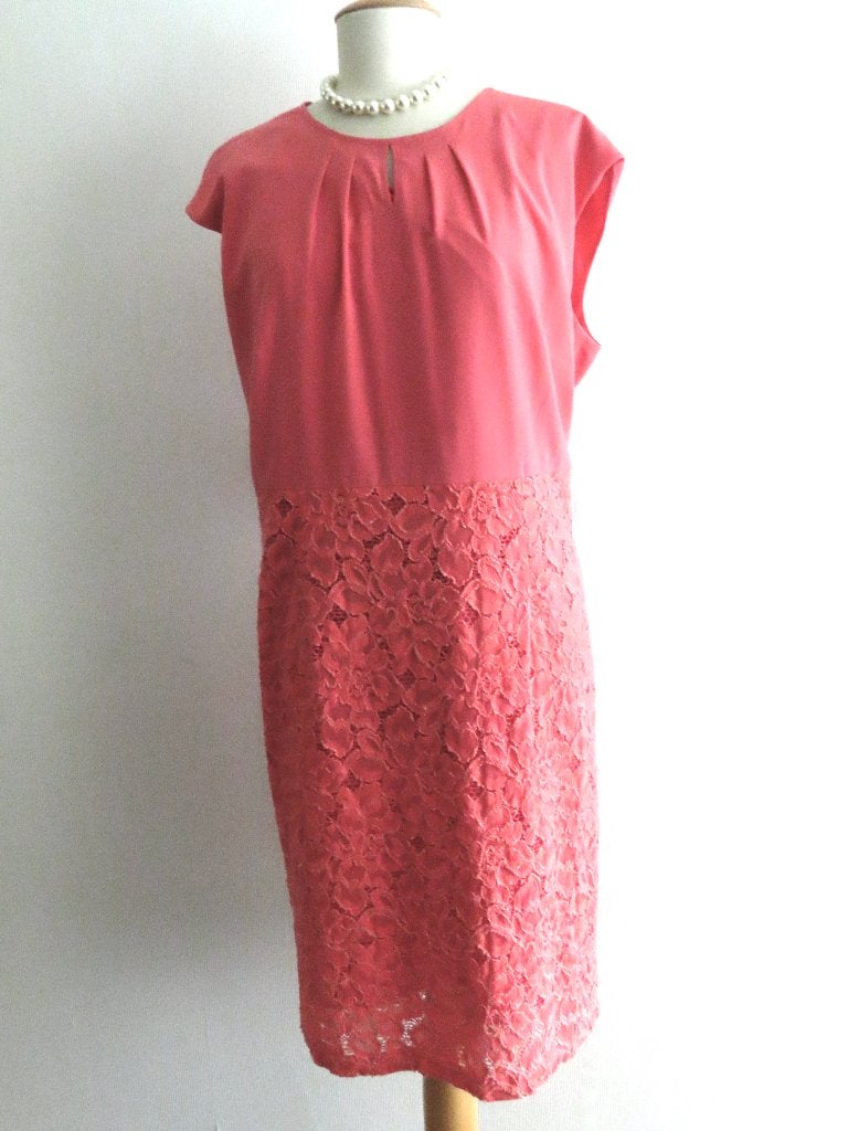 Gerry Weber, Jurk met kanten rok en jasje mt 46/48, Kleding | Dames, Overige kleuren, Maat 46/48 (XL) of groter, Ophalen of Verzenden