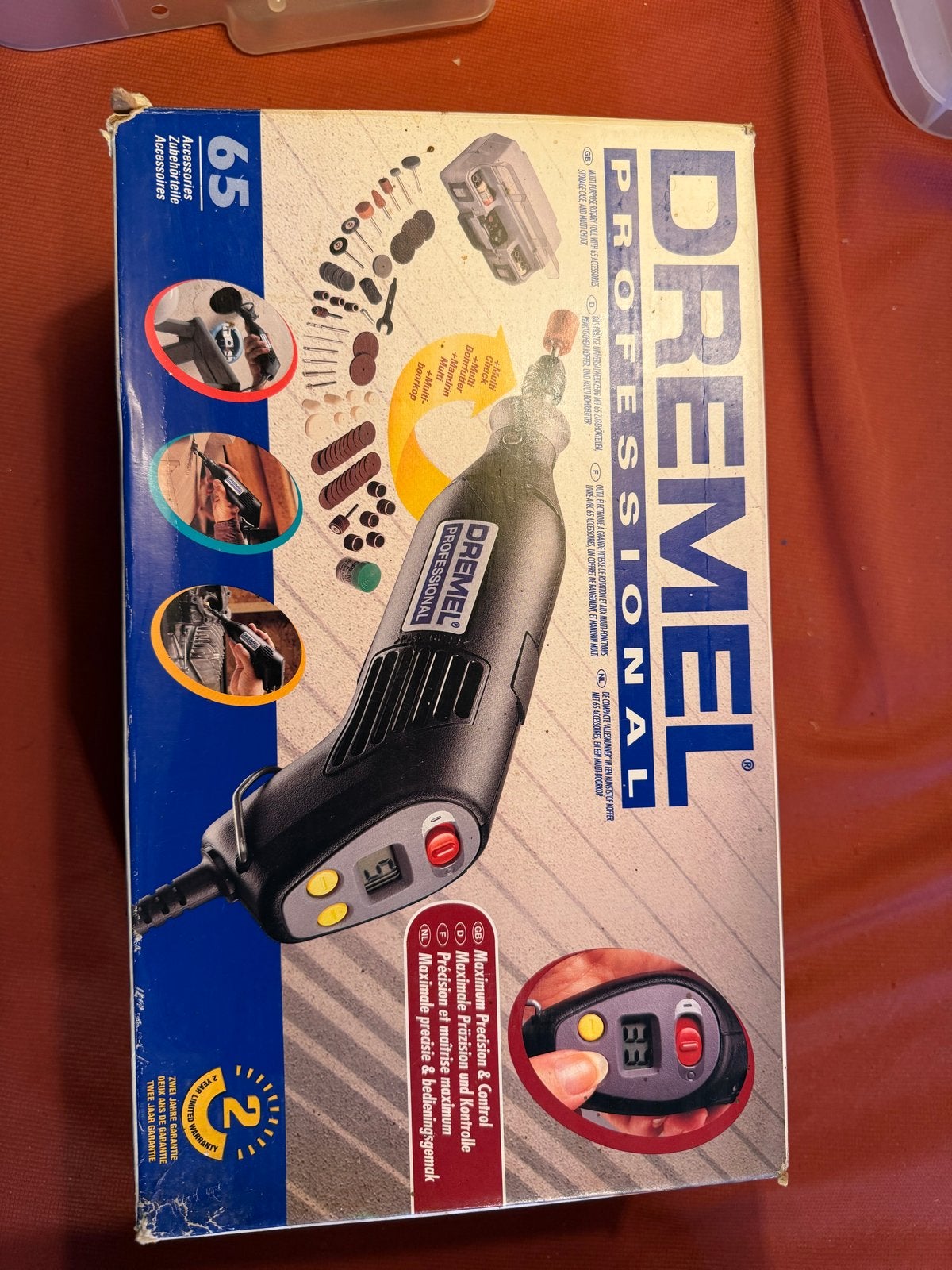 Dremel Professional met 65 accessoires en koffer, Ophalen of Verzenden, Gebruikt