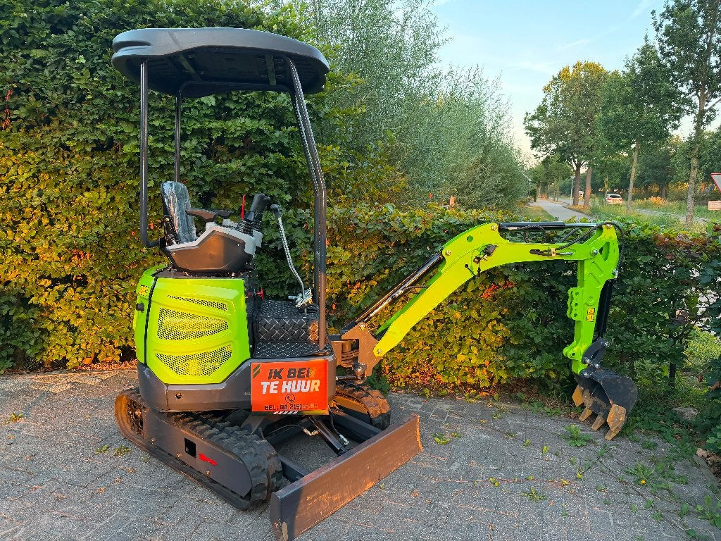 Minikraan / shovel huren | Vanaf €85,- | Trailer mogelijk