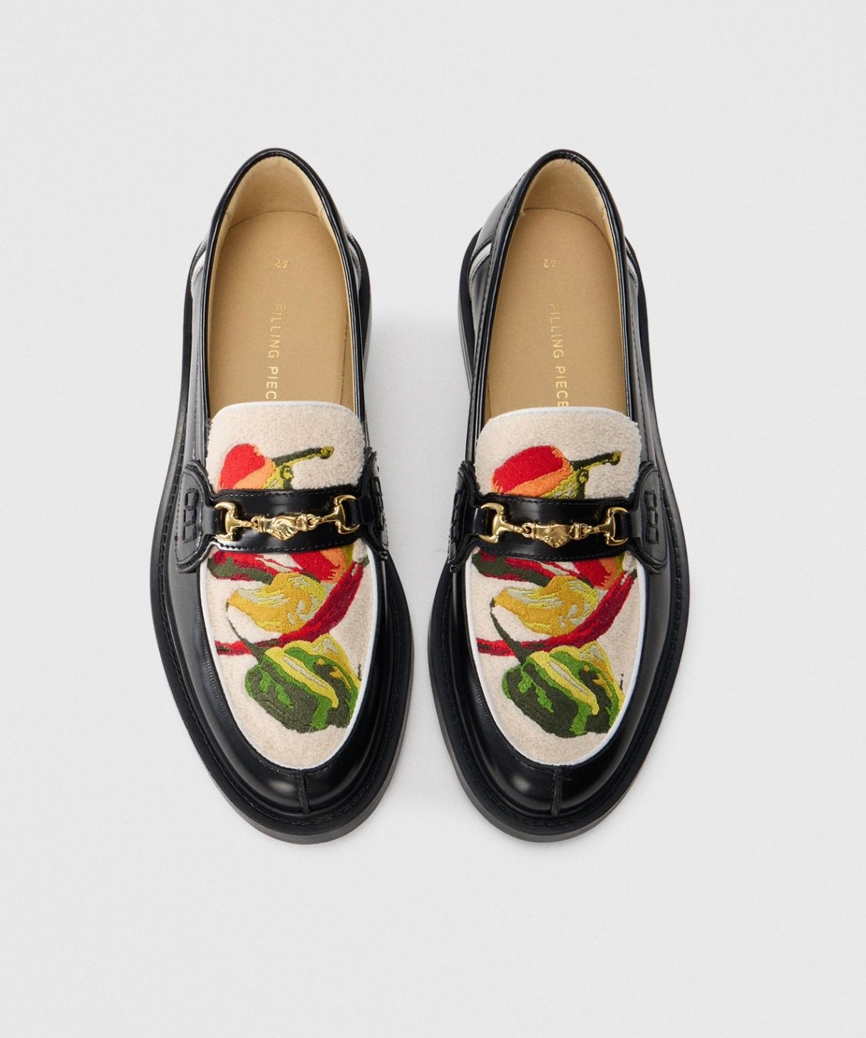 NIEUW Filling Pieces Loafer Pepper EU44 Zwart, Loafers, Verzenden, Zwart, Nieuw