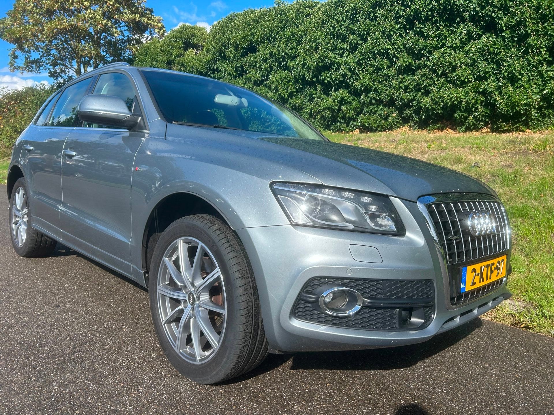 Audi Q5 3.0 TDI quattro S-Line - ZEER NETJES - Leder- Xenon, Auto's, Euro 5, Gebruikt, Zwart, Bedrijf