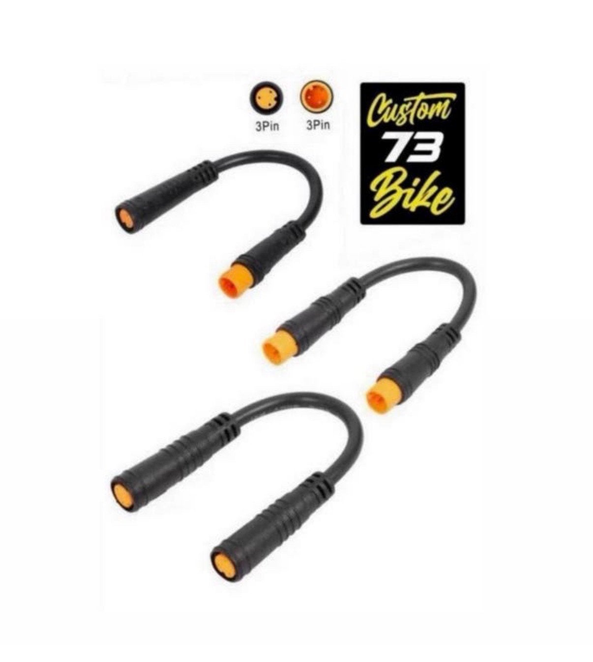 HIGO Connector/Signal kabels 3-Pins M-F / M-M / F-F, Ophalen of Verzenden