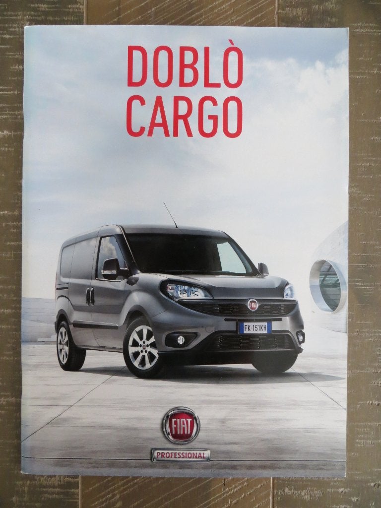 Brochure folder Fiat Doblo Cargo - als nieuw, Ophalen of Verzenden, Zo goed als nieuw, Overige merken