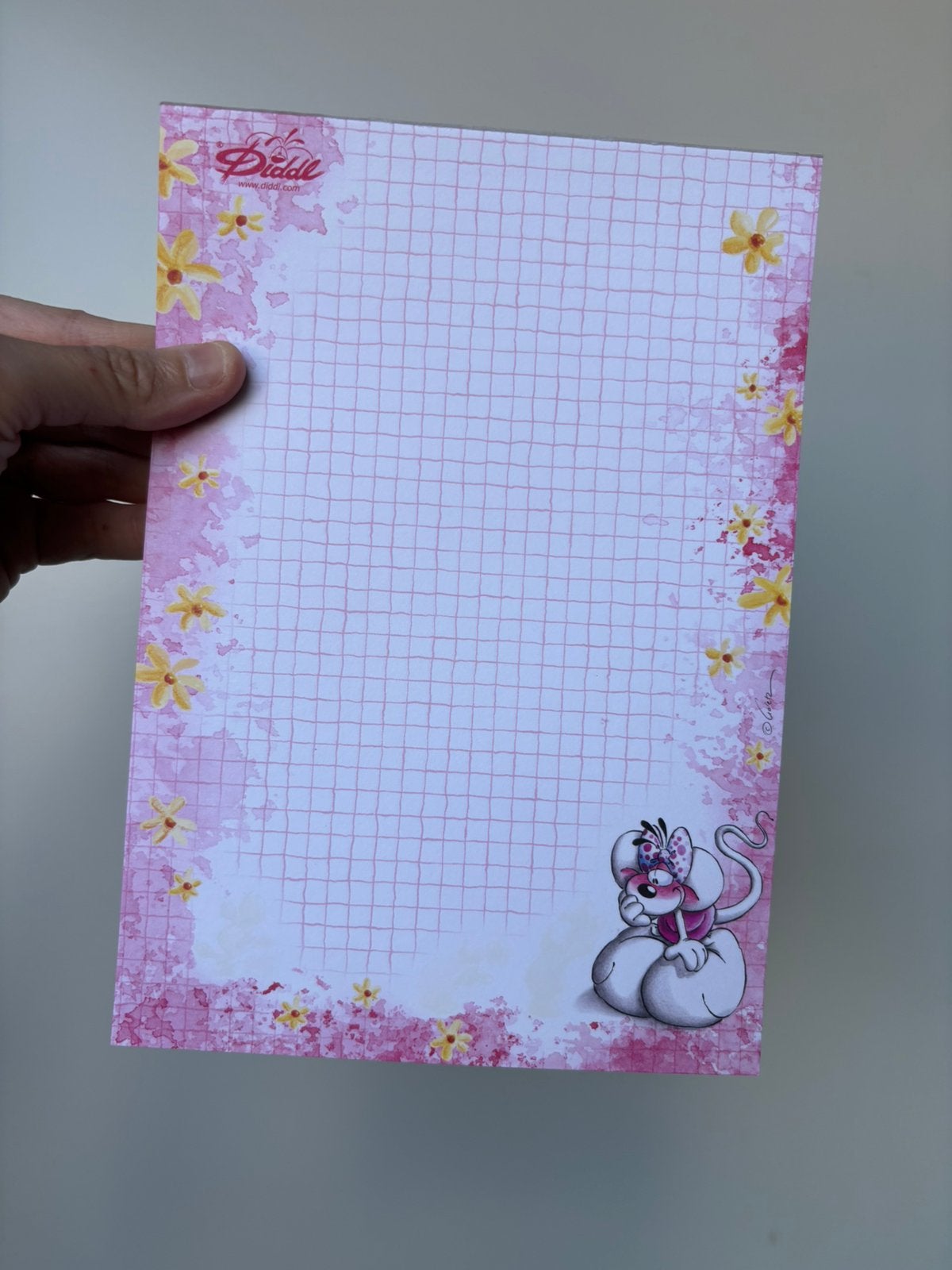 Diddl a5 blok nummer 347, Verzenden, Diddl, Zo goed als nieuw, Papier, Kaart of Schrift